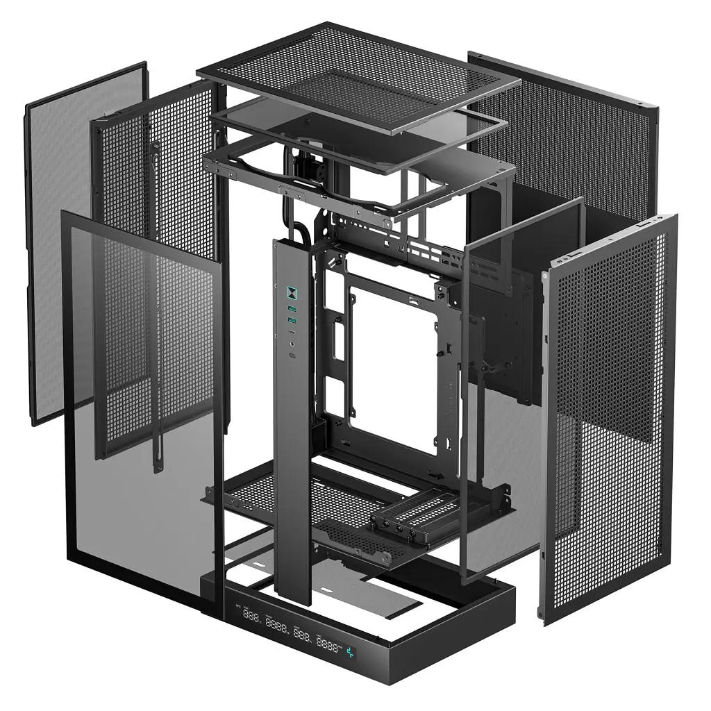 Корпус DeepCool CH270 Digital Black (R-CH270-BKNDM0-G-1) без БЖ - фото 3