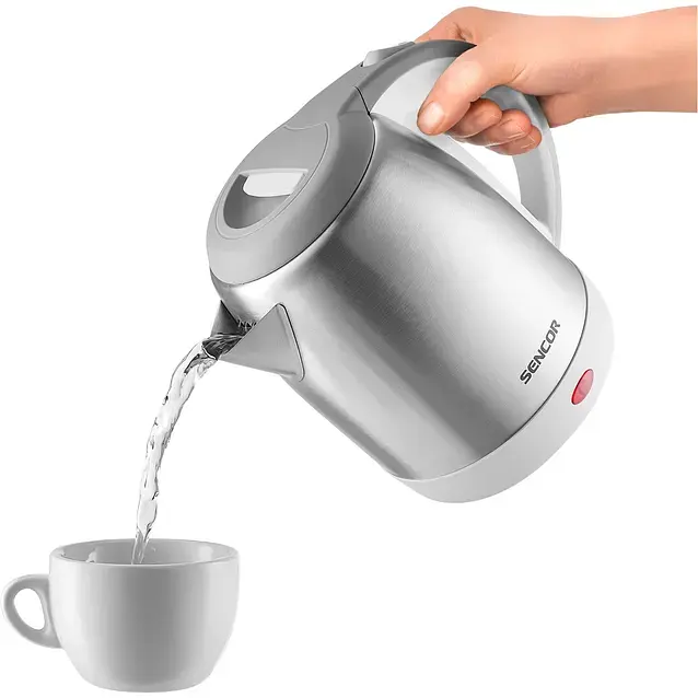 Електрочайник Sencor Strix 1.2 л біло-сірий (SWK1230SS) - фото 7