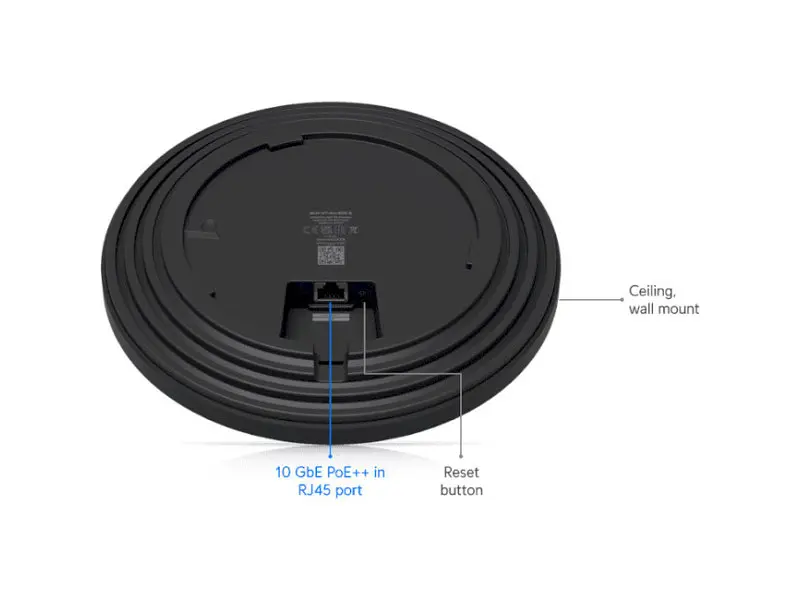 Точка доступу Ubiquiti UniFi U7 Pro XGS Black (U7-PRO-XGS-B) - фото 8
