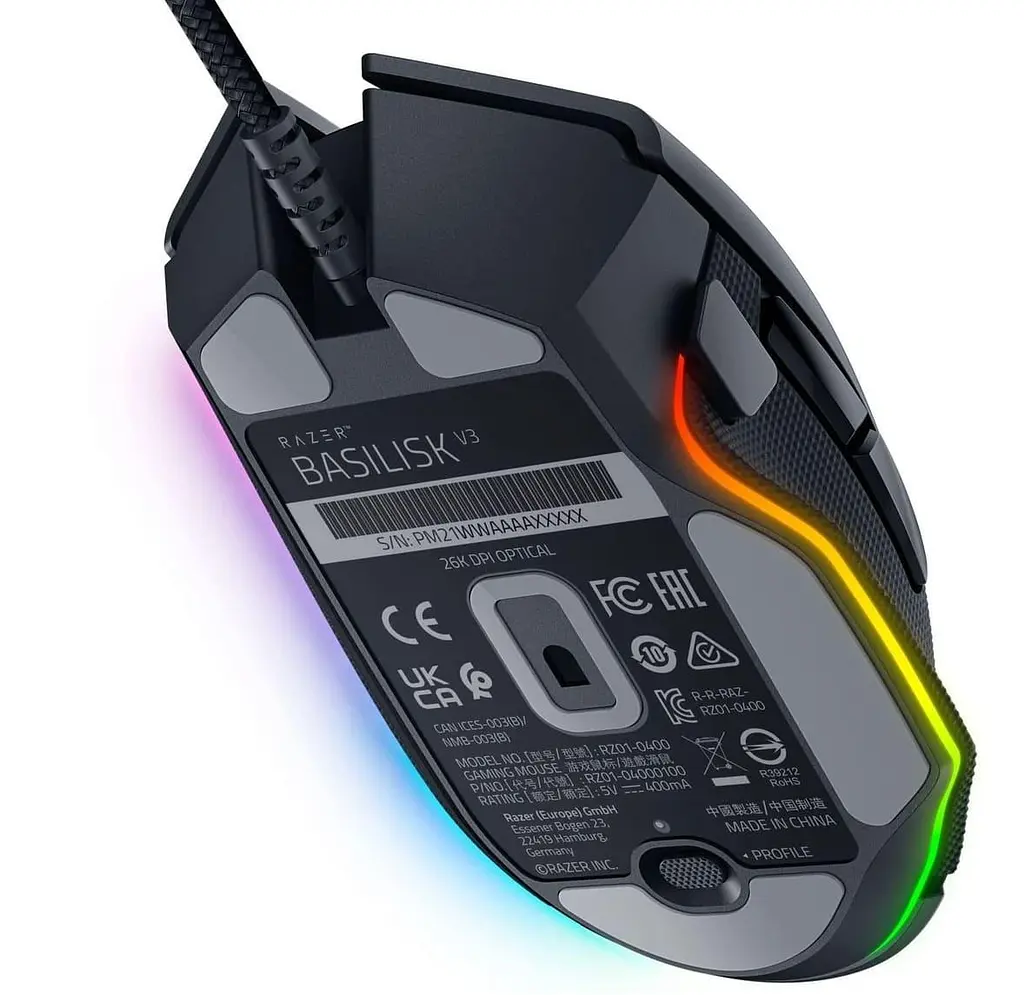 Миша Razer Basilisk V3 35K Black (RZ01-05230100-R3M1) - фото 4