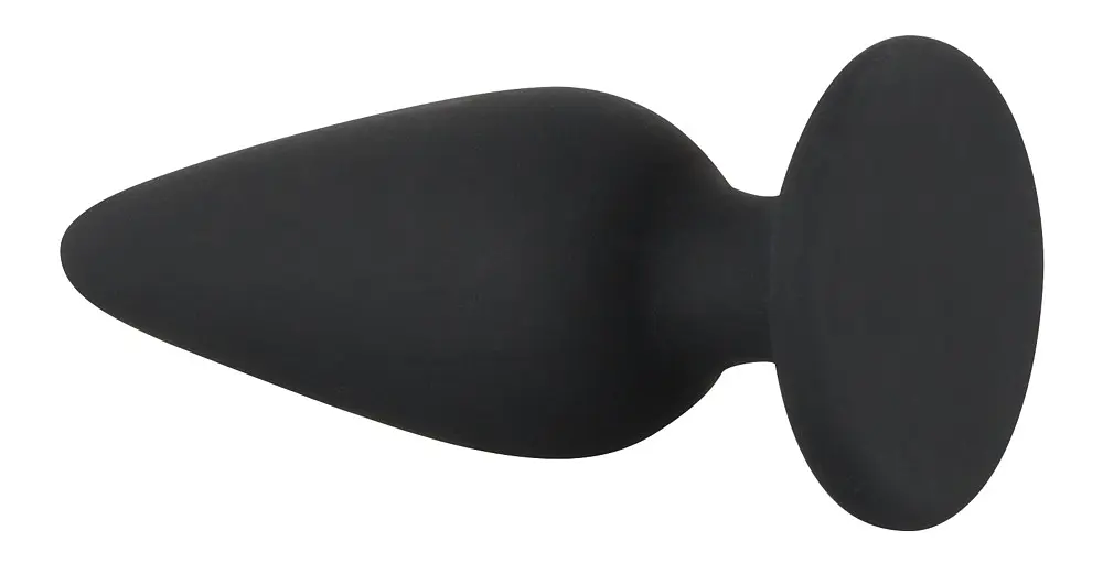 Анальна пробка Black Velvets Heavy Plug Small чорна - фото 3