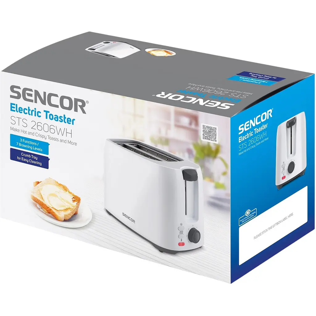 Тостер Sencor STS2606WH (41008393) - фото 9