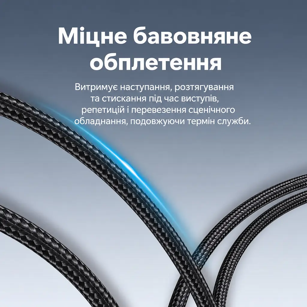Аудіокабель-подовжувач Vention довжиною 1 м джек 6,35 мм штекер TRS 6,35 мм на гніздо TRS 6,35 мм при підключенні кабелю TS 6,35 мм вихід стає монофонічним штекер і гніздо можна повертати бавовняне обплетення кабелю сірий (BCXHF) - фото 8