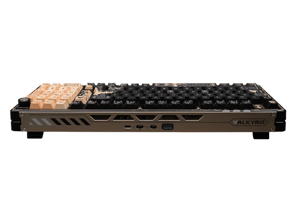 Клавіатура Valkyrie VK99 Pro Dark Scroll RGB Black (VK99PROB) - фото 4