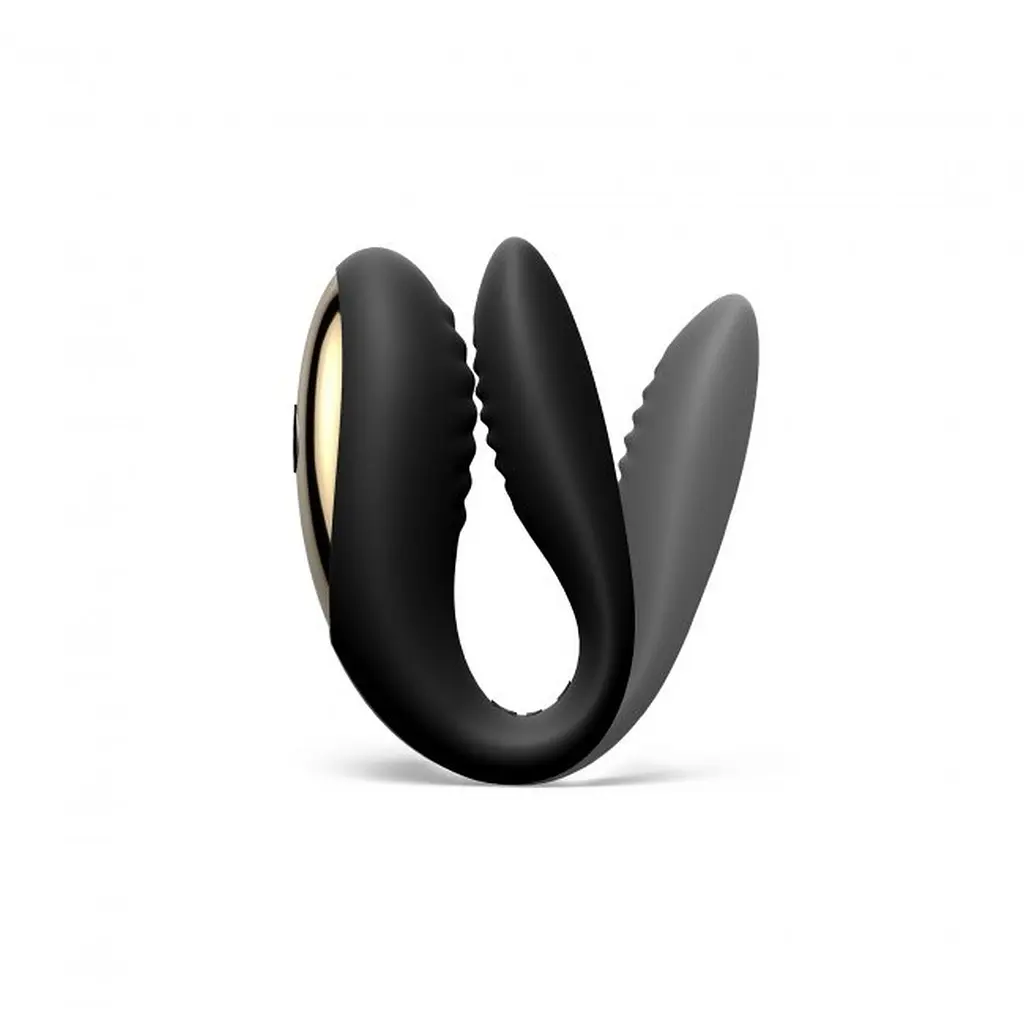 Вибратор для пар Dorcel Perfect Lover 8 см чернный - фото 3