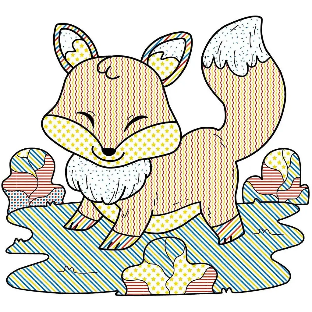 Водяні розмальовки Талант Лісові тварини (8w-forestanim) - фото 3