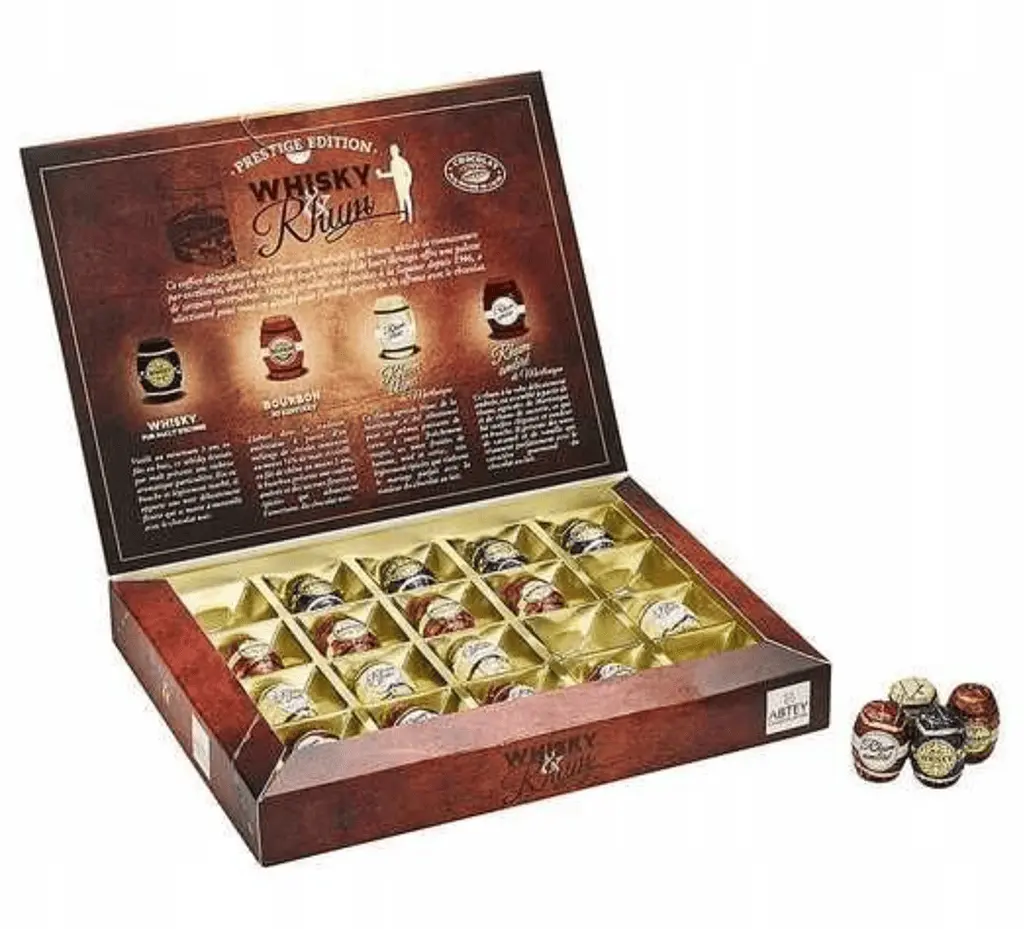 Шоколадні цукерки з алкоголем Abtey Edition Whisky & Rhum 200г - фото 5