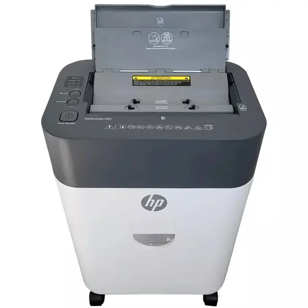 Знищувач документів HP OneShred Auto 100CC, A4, 80g х 9 листів, 4.3x12, 17 л., P-4 - фото 6