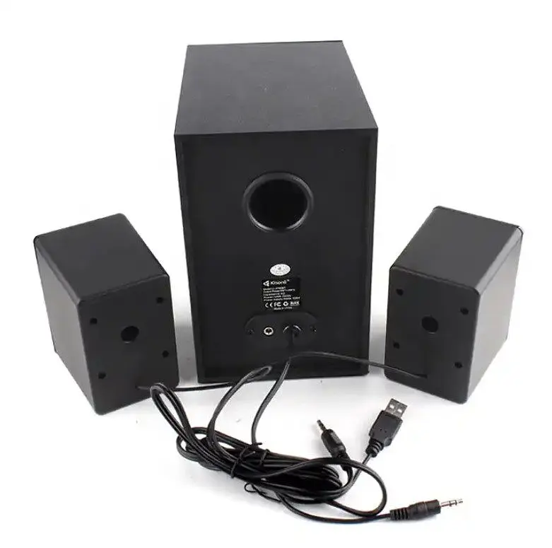 Компьютерные колонки 2.1 Kisonli U2700BT, Bluetooth, AUX, 5W+2x3W - фото 3