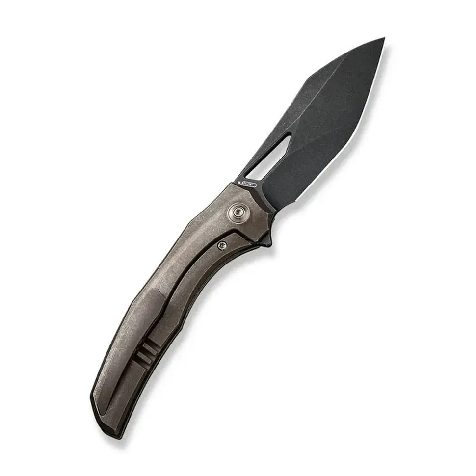 Ніж складаний туристичний WE Knife Ignio Mystery Box, (8.4 см) CPM 20CV / титан 6AL4V бронзовий - фото 2