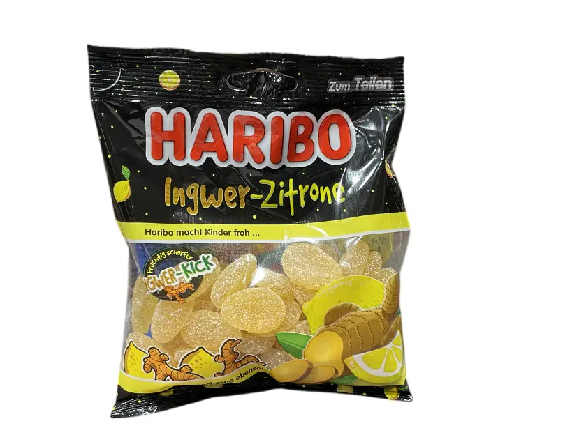 Желейні цукерки Haribo Ingwer Zitrone 160 г (9002975378895)