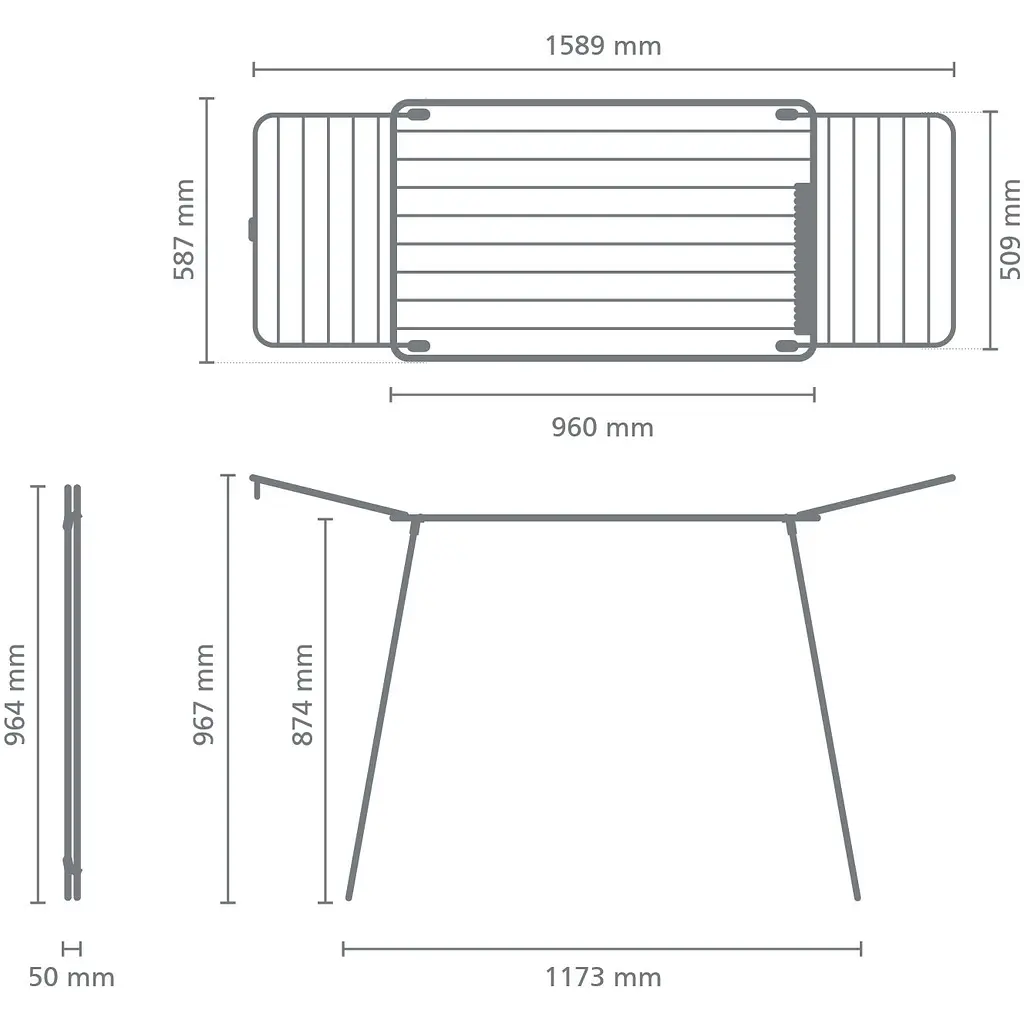 Сушка для білизни Brabantia Drying Rack 18 м (232428) - фото 10