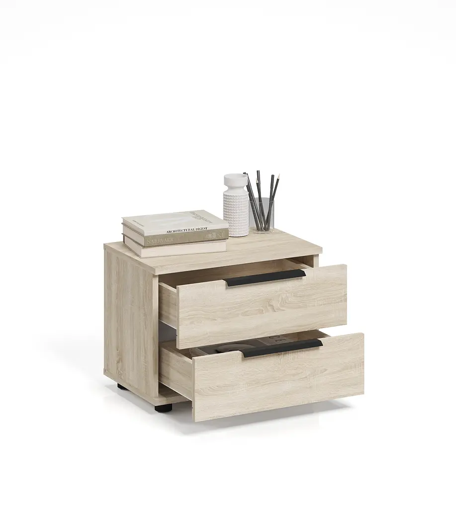 Тумба прикроватная Orange-Line Лира Orаnge-Line 550x350x420 Дуб сонома - фото 2