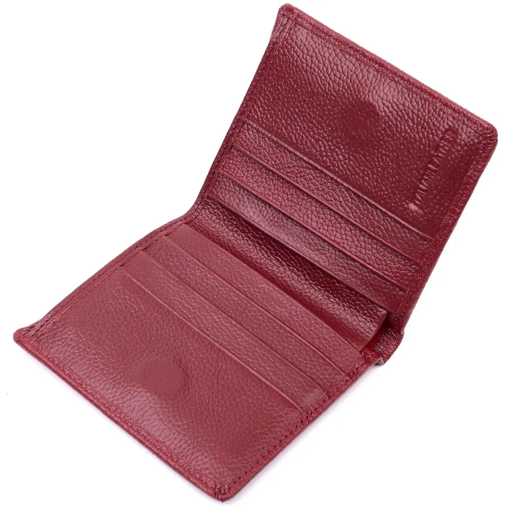 Невеликий жіночий гаманець з натуральної шкіри ST Leather 19476 бордовий - фото 5
