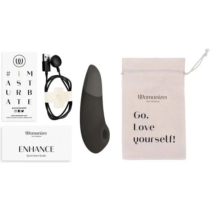 Вакуумный вибратор Womanizer Enhance (Black) - фото 7
