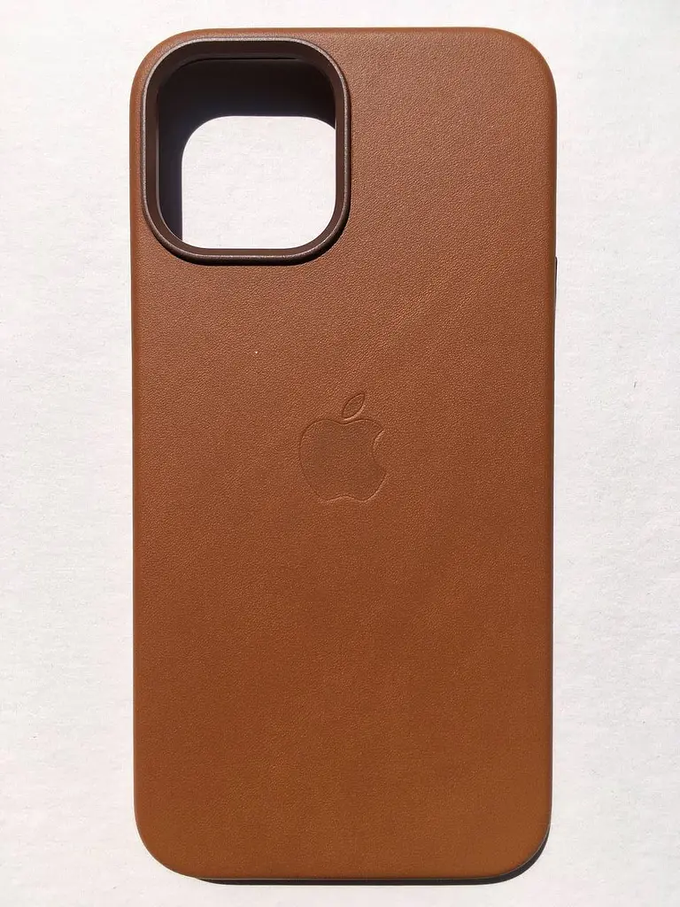 Чохол шкіряний протиударний Leather Case MagSafe MHKL3ZM/A (Original) для Apple iPhone 12 Pro Max (6.7") Saddle Brown - фото 7