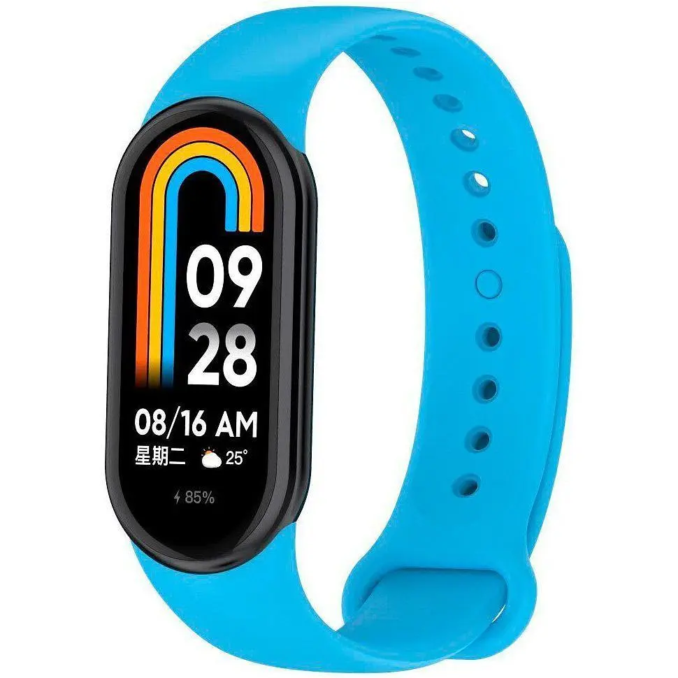 Ремінець для фітнес-браслету Xiaomi Mi Band 8 Soft Touch Sky Blue [84629] - фото 4