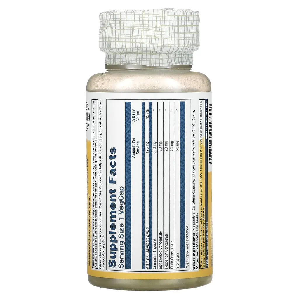 Кверцетин Solaray Mega Quercetin 60 капс - фото 2