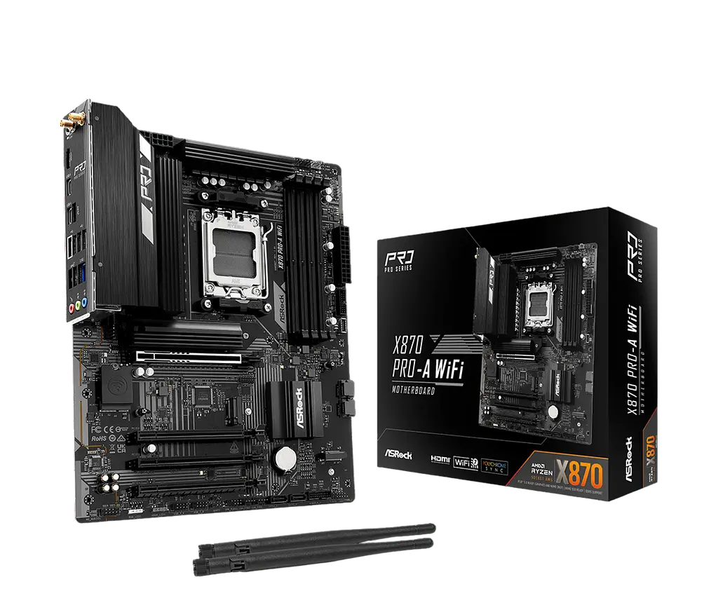 Материнська плата ASRock X870 Pro-A Wi-Fi Socket AM5 (X870 PRO-A WIFI) - фото 3