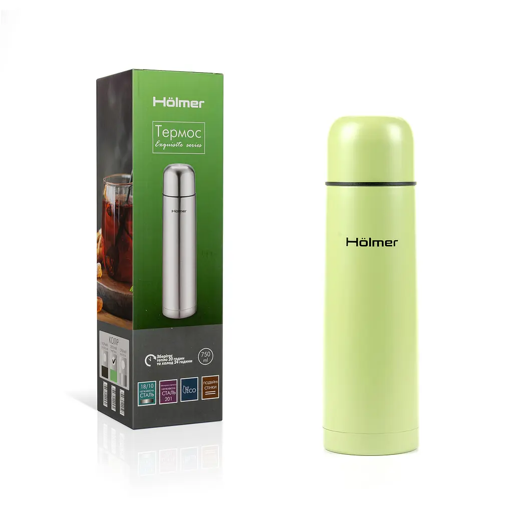 Термос Holmer TH-00750-SG Exquisite 750 мл зелений (TH-00750-SG Exquisite) - фото 8
