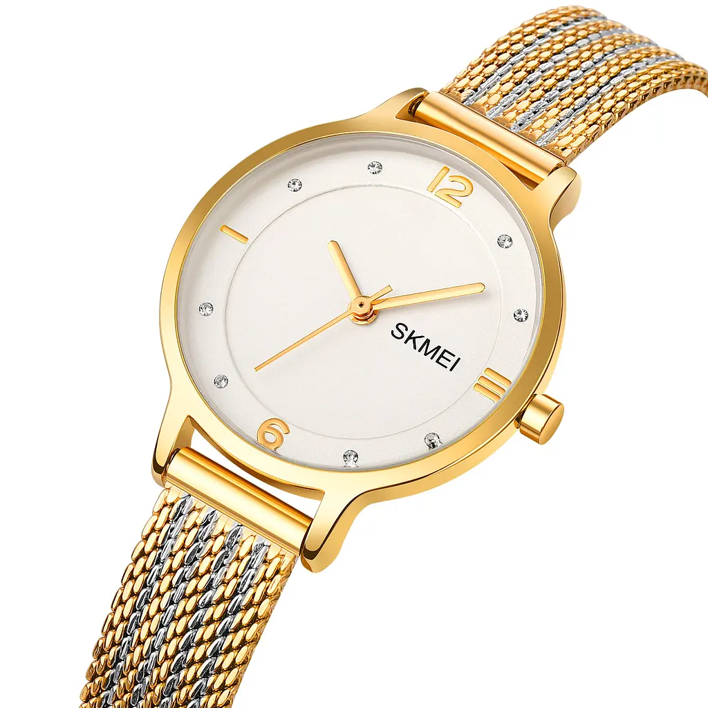 Наручний годинник жіночий 1874GD Gold Skmei acs0030511 - фото 2