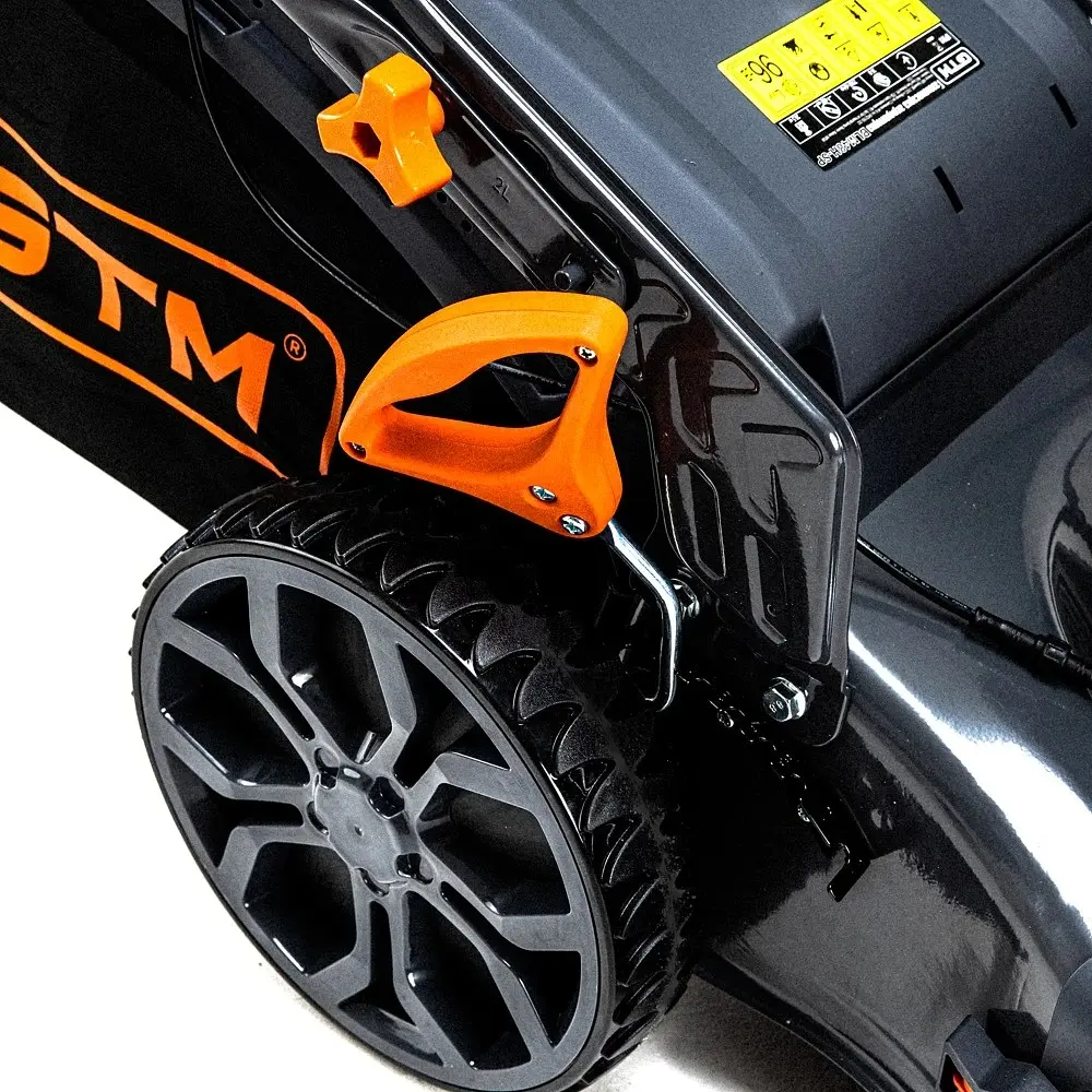 Газонокосарка акумуляторна самохідна GTM BLM48H-SP KIT (48 см, 30-80 мм, 70 л, BL, 18+18 В, комплект) - фото 7