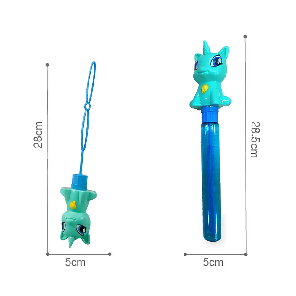 Мильні бульбашки Wanna Bubbles Єдиноріг, 90 мл, синій (BB346) - фото 3
