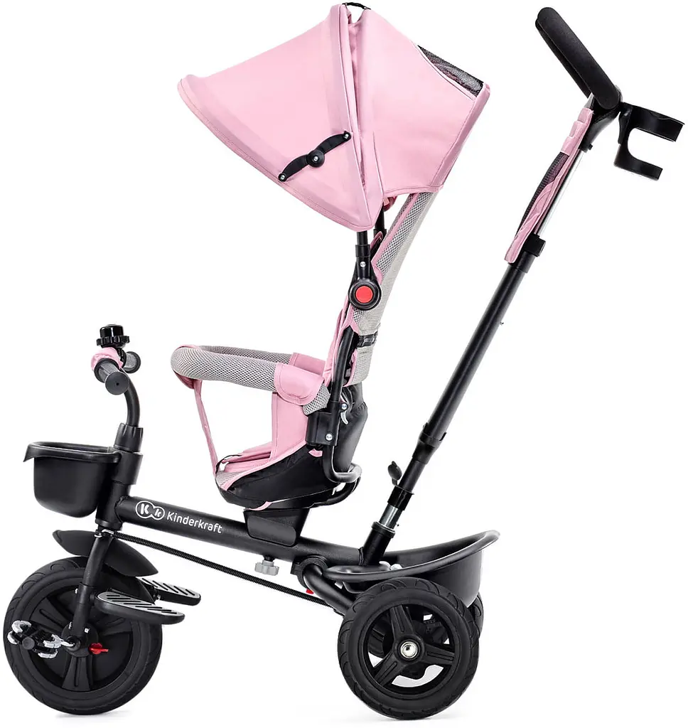 Дитячий триколісний велосипед Kinderkraft Aveo rose pink (5902533922352) - фото 2