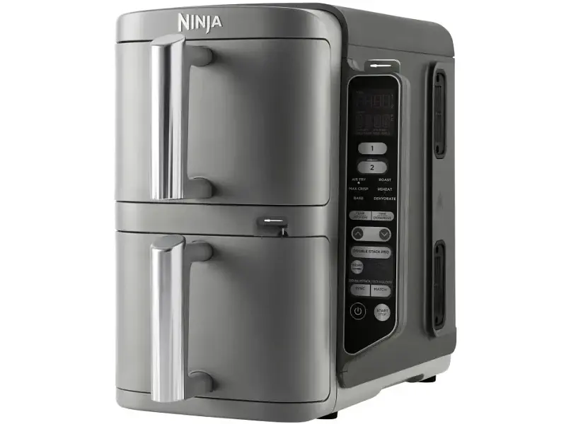 Мультипіч (аерофритюрниця) Ninja Double Stack XL 2-Level Hot Air Fryer with Smart Cook System SL451EU - фото 11