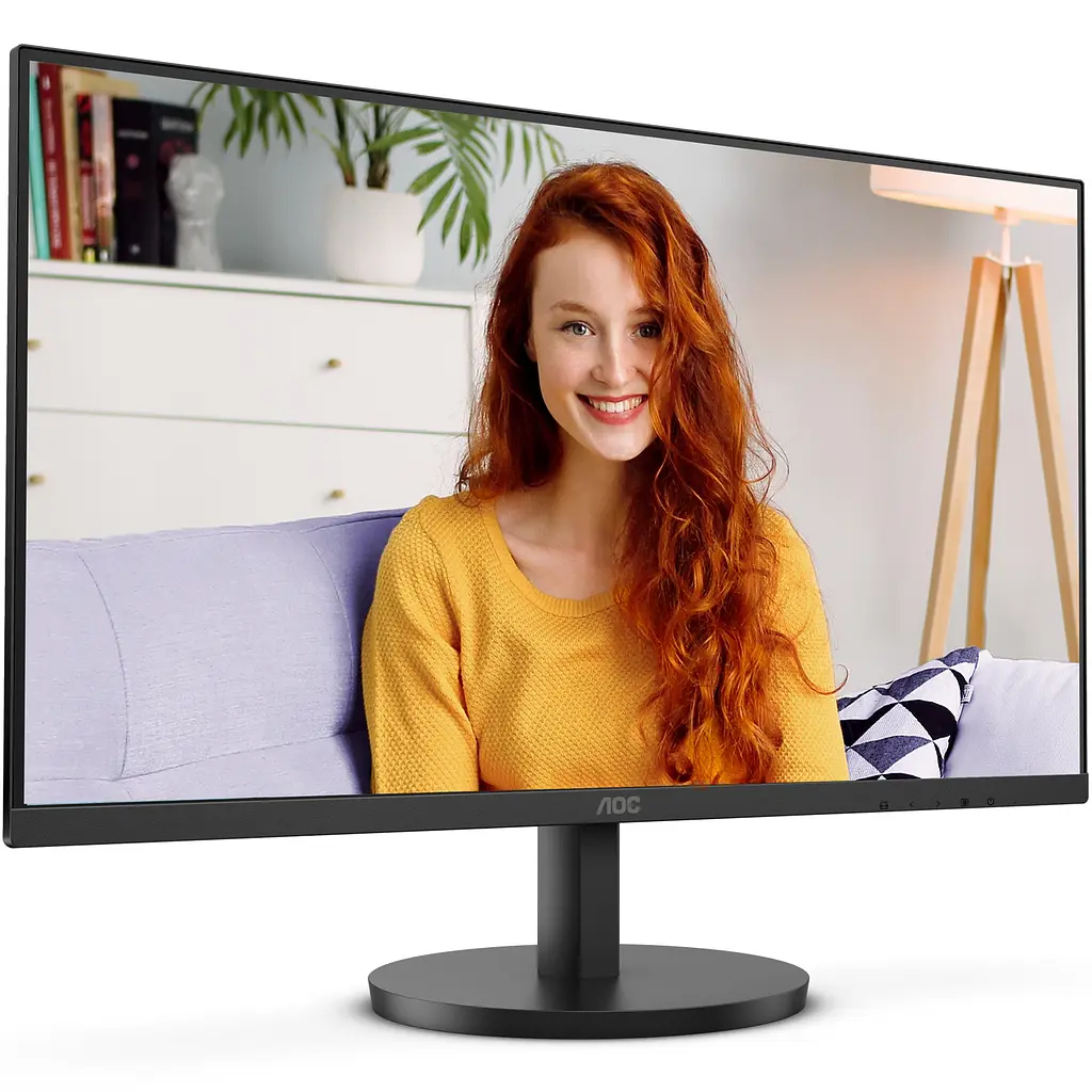 TFT 27" AOC U27B3A, IPS, 4K UHD, HDMIx2, DP, колонки, чорний - фото 2