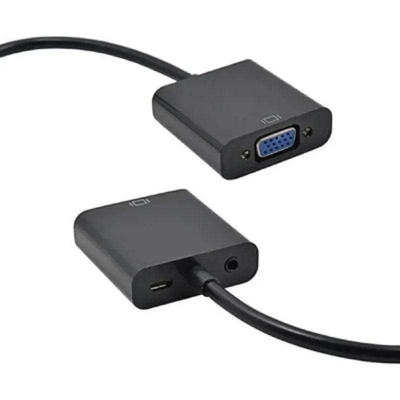Перехідник ST-Lab HDMI male to VGA F (з кабелями аудіо і живлення від USB) (U-990) - фото 5