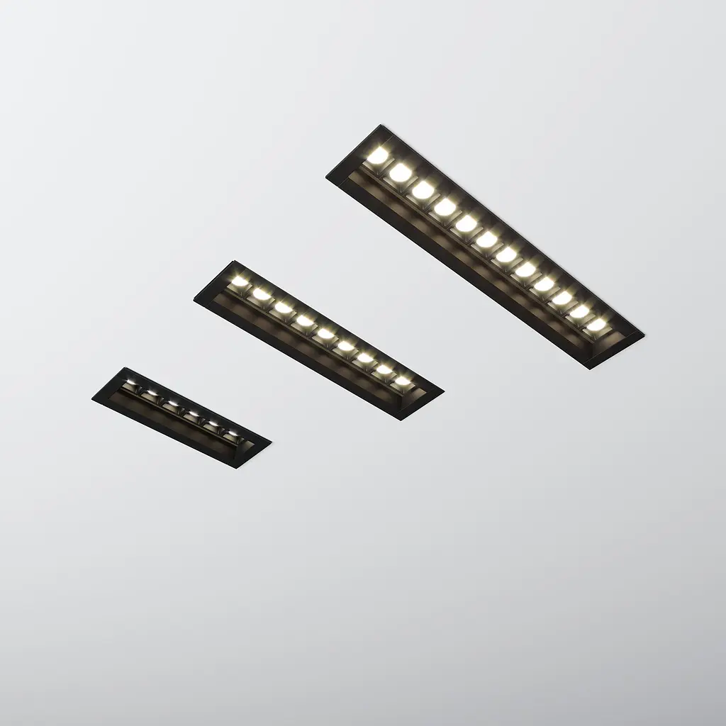 Вбудований світильник Skarlat RSL74167 12x2W BK+GD 3000K - фото 6