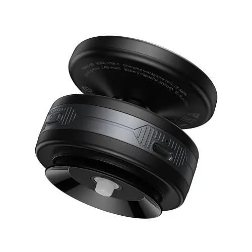 Автотримач Hoco H87 Dragon electric suction cup magnetic holderuniversal чорний сірий - фото 2