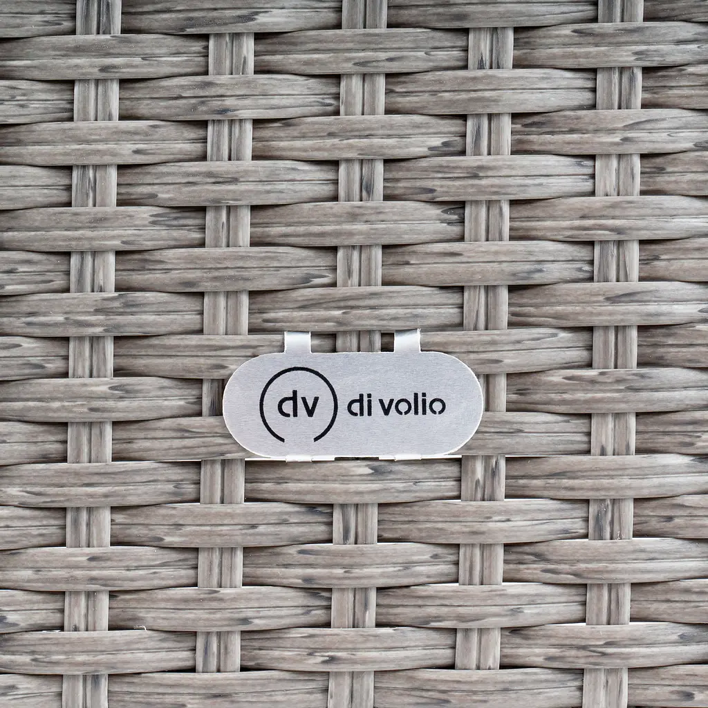 Садові меблі Di Volio Verona 6+1 Сірий сірий - фото 5