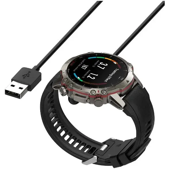 Зарядное устройство DK кабель (1m) USB для Xiaomi Amazfit Falcon (A2029) (black) - фото 6