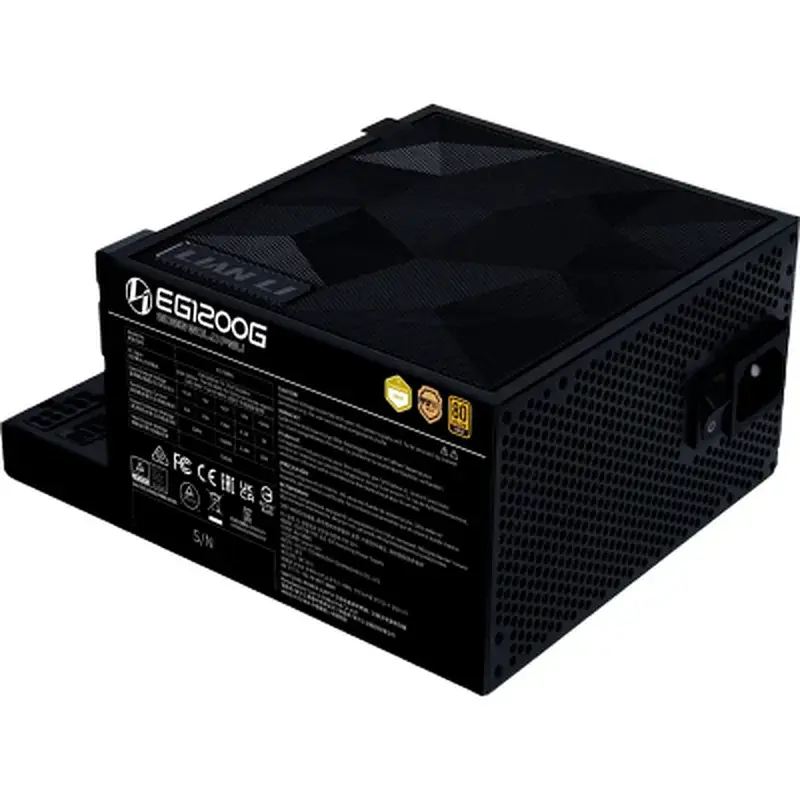 Блок живлення Lian Li 1200W EDGE GOLD Black (G9P.EG1200G.BH00.EU) - фото 3