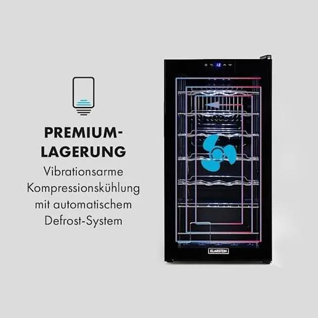 Винний холодильник Klarstein Shiraz 28 Uno (10035029) - фото 4