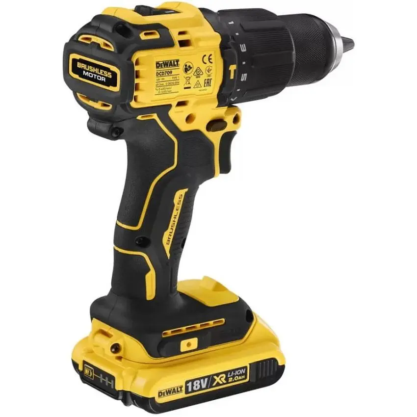 Дриль-шуруповерт DeWalt DCD709D2T [93612] - фото 3