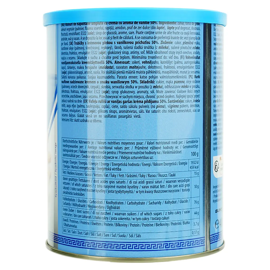 Вафельні трубочки Feiny Biscuits з вершками, смаком ванілі 400 г  - фото 3