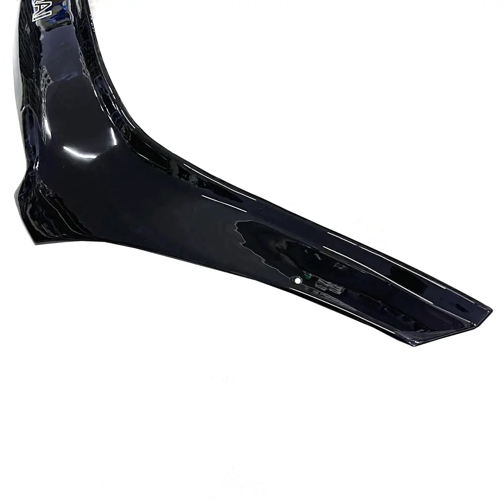 Дефлектор капота мухобійка Nissan Qashqai 2007-2009 Євро Кріплення Доресталінг Voron Glass - фото 3