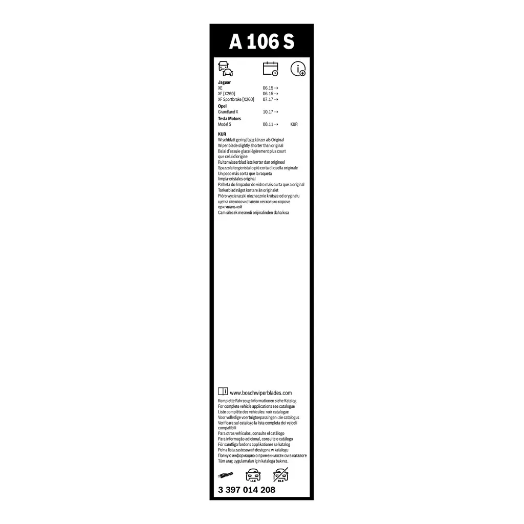 Щітка склоочисника Bosch 3 397 014 208 - фото 5