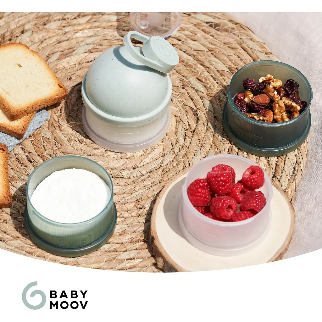 Набір контейнерів Babymoov Babydose Mineral Green 60 мл х 4 шт. (A004214) - фото 9