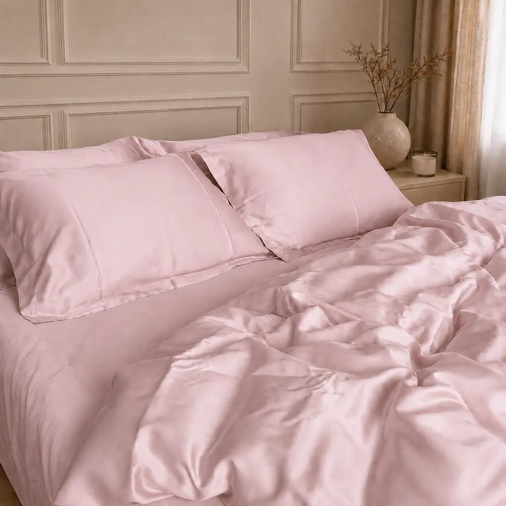 Простирадло на гумці MirSon Tencel Soft Peach 60х120 см (2200013883050) - фото 5