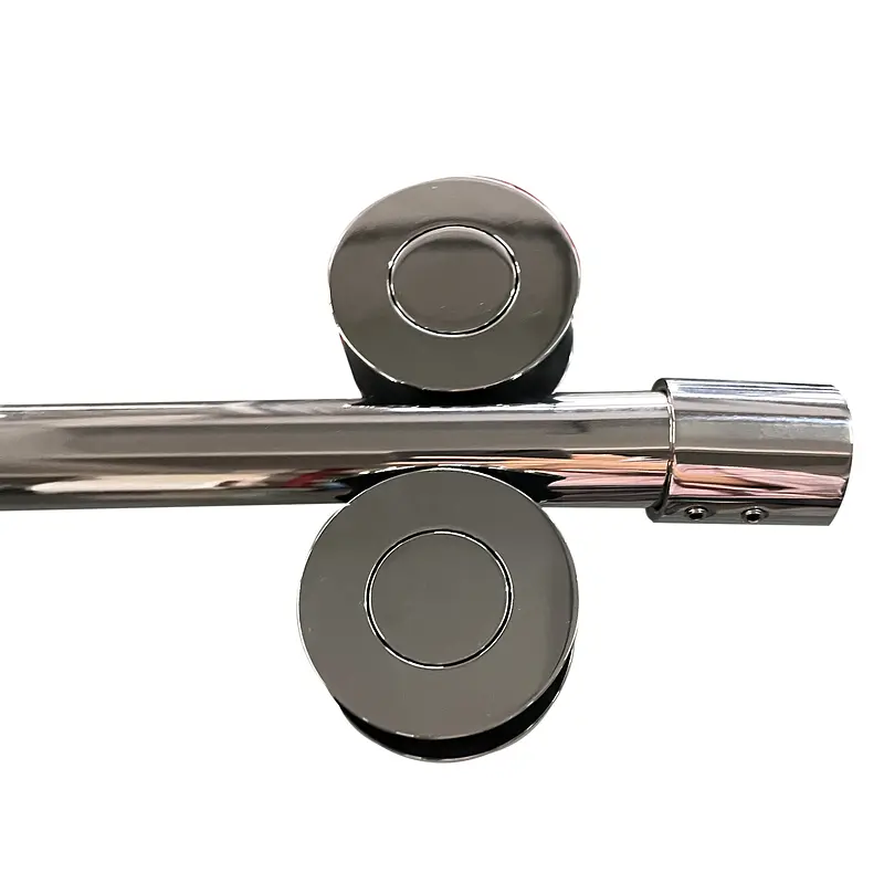 Двері в нішу Koer SR SD06-140x220-TR-01 прозоре скло Easy Clean 8 мм, хром KR5368, універсальні, прозорий, хром - фото 7