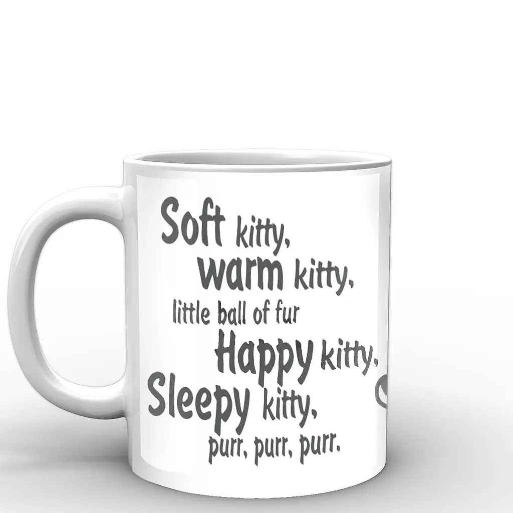 Кухоль GeekLand Теорія великого вибуху The Big Bang Theory Soft Kitty BB.002.02 330 мл білий - фото 2