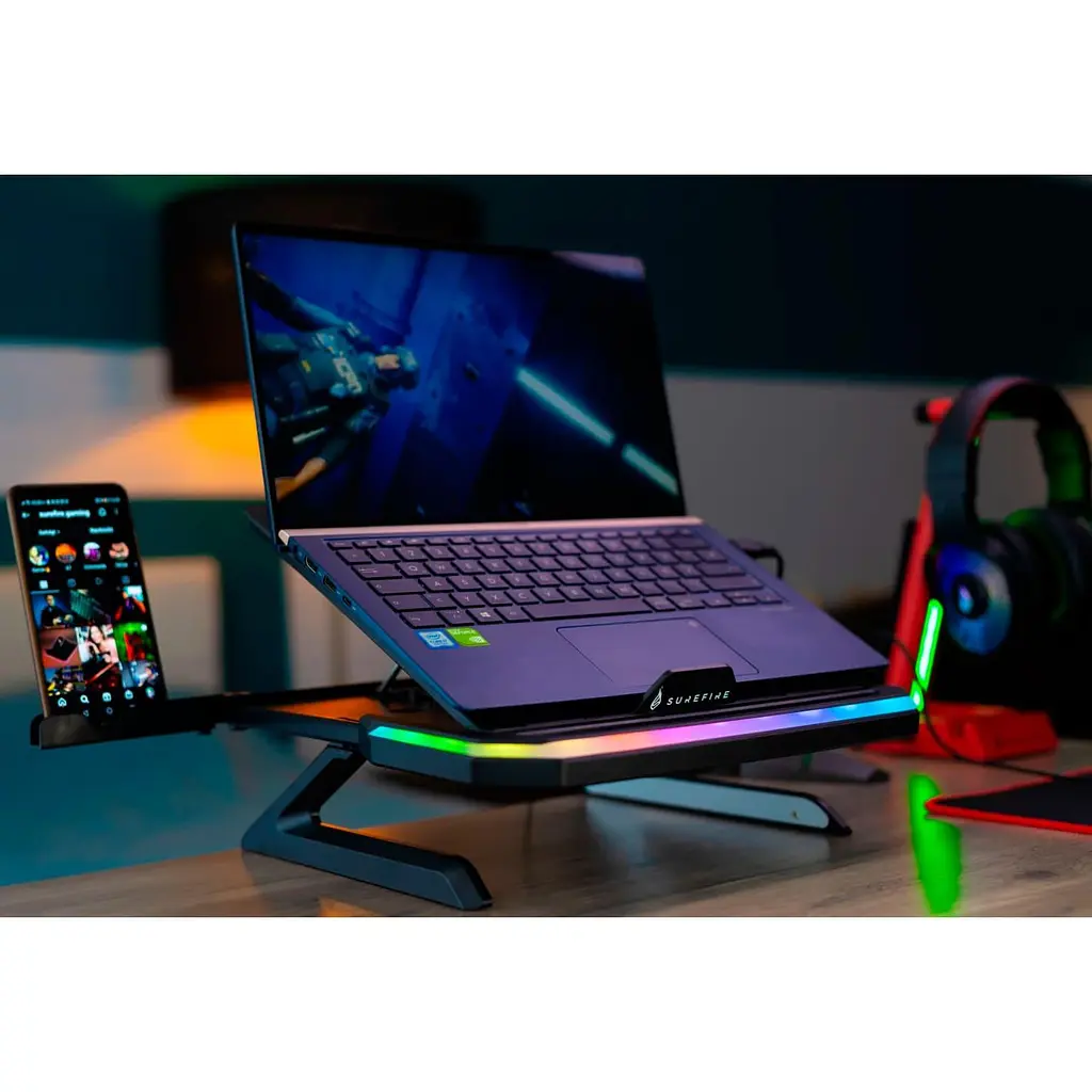 Підставка для ноутбука SureFire PortusX1 з RGB (48842) - фото 12
