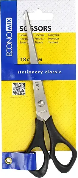 Ножиці офісні Economix 18см (12) E40413