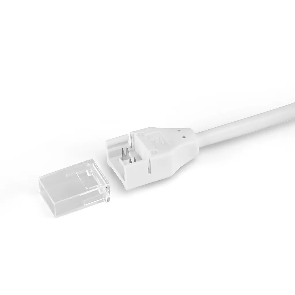 Конектор з кабелем + торцева заглушка для LED стрічки VIDEX VL-LST-CB65-FC02 VIDEX (29161-000) - фото 2