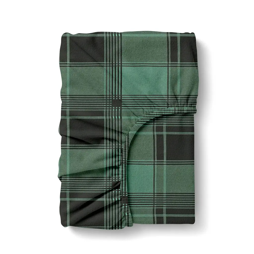 Простирадло на резинці фланель 120х200 FOREST TARTAN COSAS (4822052499481)