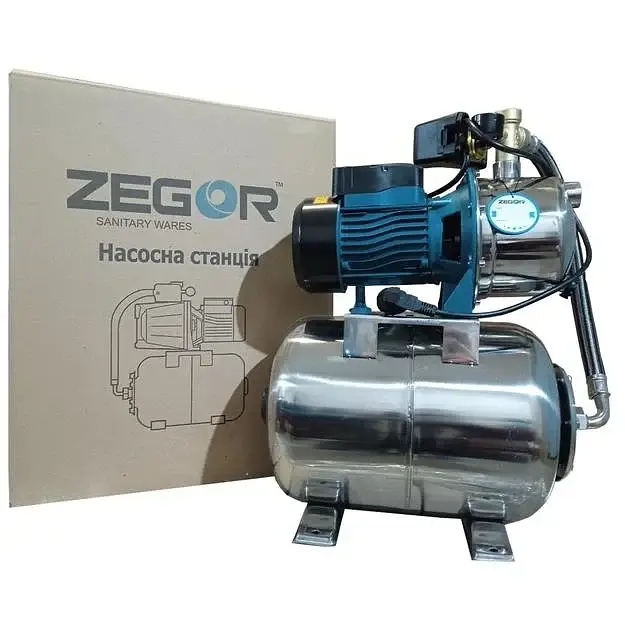 Насосна станція Zegor AU-AS-120S-24S 1,1 кВт 24 л 30412 - фото 2